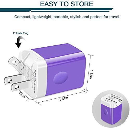 3-Pack AILKIN Fast Wall Charger for iPhone and Android Devices